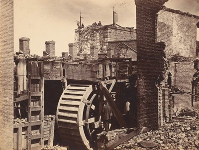 Mill, Richmond, Wirginia, ca. 1865. autorstwa Alexander Gardner