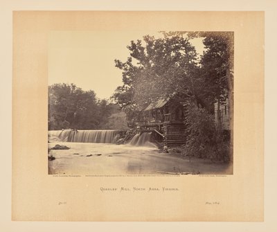 Młyn Quarlesa, North Anna, Wirginia autorstwa Alexander Gardner
