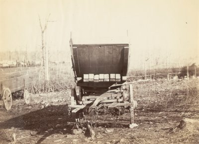 Bez tytułu, [Field Telegraph Battery Wagon] autorstwa Alexander Gardner