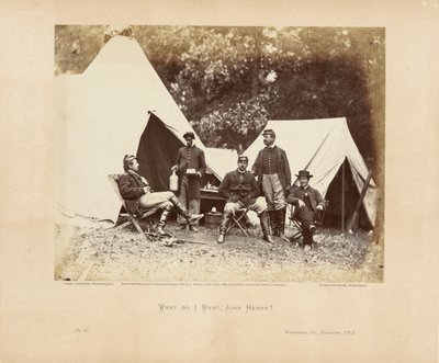 Czego chcę, Johnie Henry? autorstwa Alexander Gardner