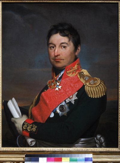 Generał Alexandre Dmitrievitch Balachov - Portret generała Aleksandra Dmitriyevicha Balashova (1770-1837) - Alexander Grigoryevich Varnek (1782-1843). olej na płótnie autorstwa Alexander Grigoryevich Vanek