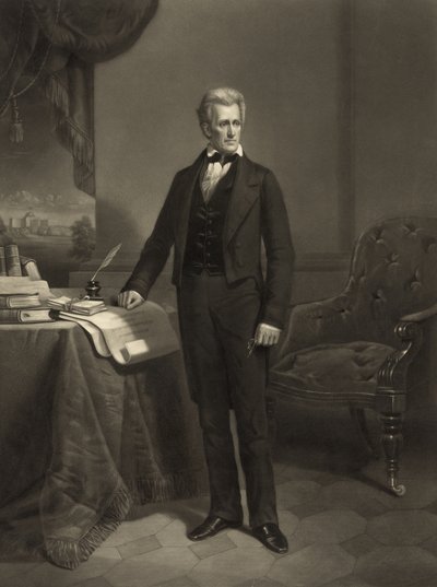 Prezydent Jackson, ok. 1860 r. autorstwa Alexander Hay Ritchie