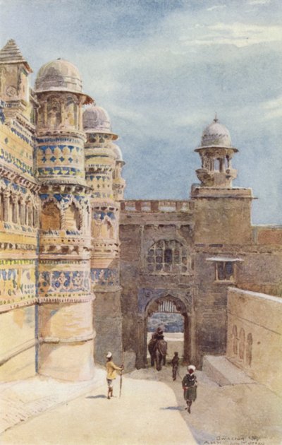 Pałac Śpiewającego Człowieka, Gwalior autorstwa Alexander Henry Hallam Murray