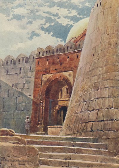 Grób Tughlaka Szacha, ok. 1880 1905 r. autorstwa Alexander Henry Hallam Murray