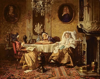 Czytanie Biblii, 1879 autorstwa Alexander Hugo Bakker-Korff