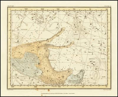 1822 - Alexander Jamieson - Pegaz i Equuleus autorstwa Alexander Jamieson