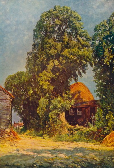 Gorący dzień na Lower Icknield Way, 1935 autorstwa Alexander Jamieson