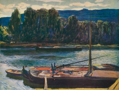 Wieczór nad Sekwaną, ok. 1910, 1912 autorstwa Alexander Jamieson