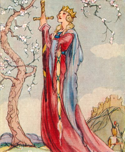 Królowa Ginewra, małżonka króla Artura, 1937 autorstwa Alexander K. MacDonald