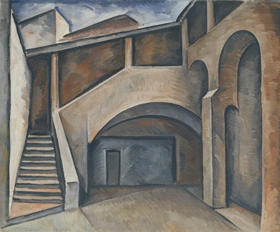 Dziedziniec, 1913 autorstwa Alexander Kanoldt