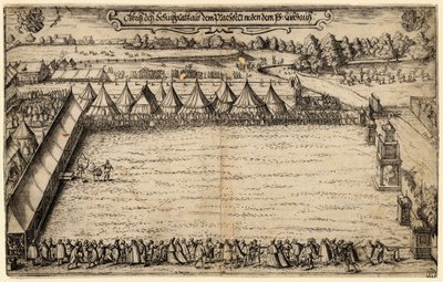 Łucznicy z kuszników w Monachium, 1599 autorstwa Alexander Mair