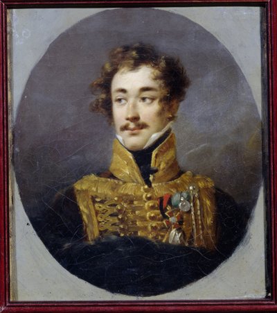 Portret hrabiego Aleksandra Olsufiewa (1790-1853). (Portret hrabiego Aleksandra Olsufiewa). Obraz Aleksandra (Alexandre) Molinari (1772-1831), olej na płótnie autorstwa Alexander Molinari