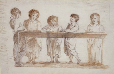 Chórzyści (ołówek i kredka na papierze) autorstwa Alexander Nasmyth