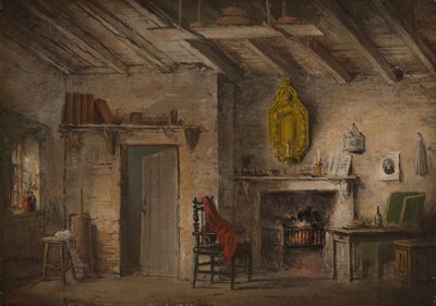 Scenografia do Serca Midlothian, Dom Dziekanów, ca. 1819. autorstwa Alexander Nasmyth