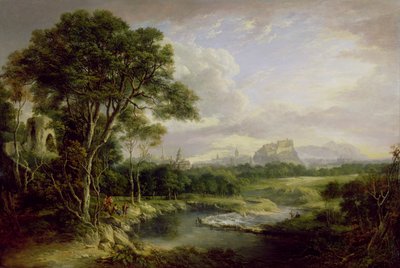 Widok na Edynburg, ok. 1822 (olej na płótnie) autorstwa Alexander Nasmyth