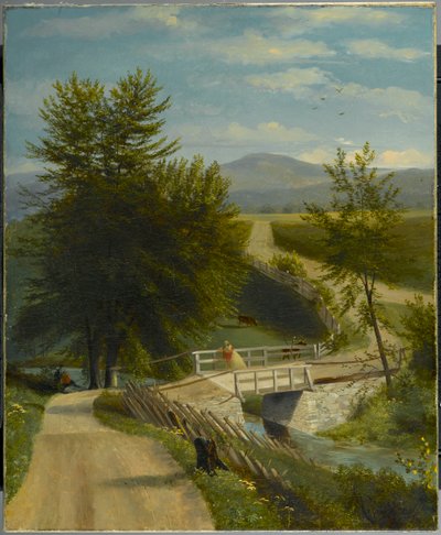 Spacer zakochanych, ok.1850-60 autorstwa Alexander Ransom