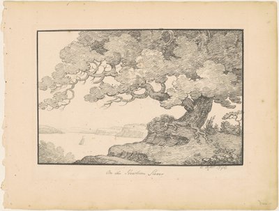 Na rzece Hudson autorstwa Alexander Robertson