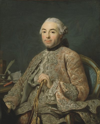 Baron de Neubourg-Cromière, c.1756 autorstwa Alexander Roslin