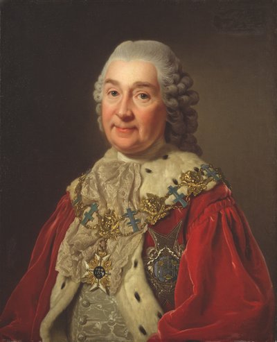 Carl Fredrik Scheffer (1715–1786), hrabia i radca stanu, 1775 r. autorstwa Alexander Roslin