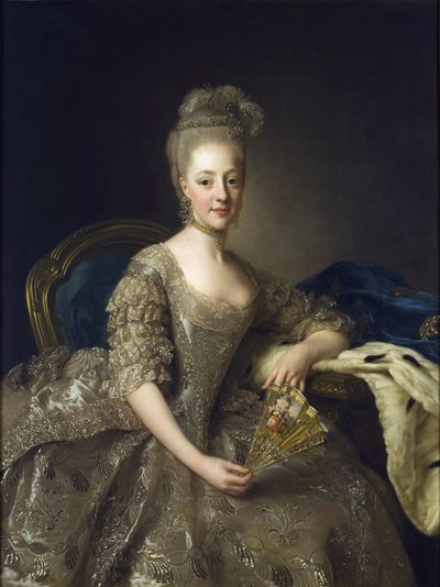 Hedwige-Elisabeth-Charlotte de Schleswig-Holstein-Gottorp - Portret Jadwigi Elisabeth Charlotte z Holstein Gottorp (1759-1818) - Peinture de Alexander (Alexandre) Roslin (1718-1793) autorstwa Alexander Roslin