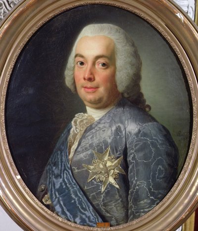 Henri-Léonard Bertin (1720 -92), hrabia Bourdeille, generał finansów autorstwa Alexander Roslin