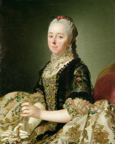 Izabela, hrabina Hertford, 1765 autorstwa Alexander Roslin