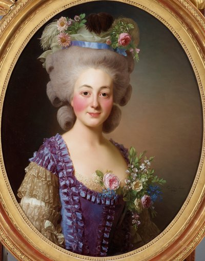 Portret hrabiny Bawarii-Grosberg autorstwa Alexander Roslin
