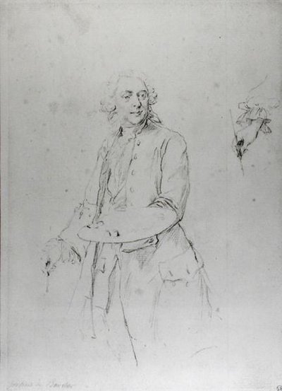 Portret Francois Boucher (1703-70) autorstwa Alexander Roslin
