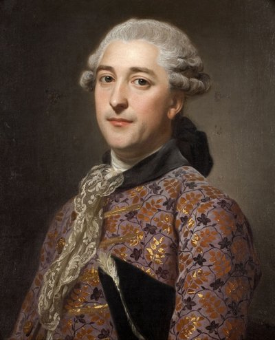Portret księcia Władimira Borysowicza Golicyna 1731-1799, 1762 autorstwa Alexander Roslin