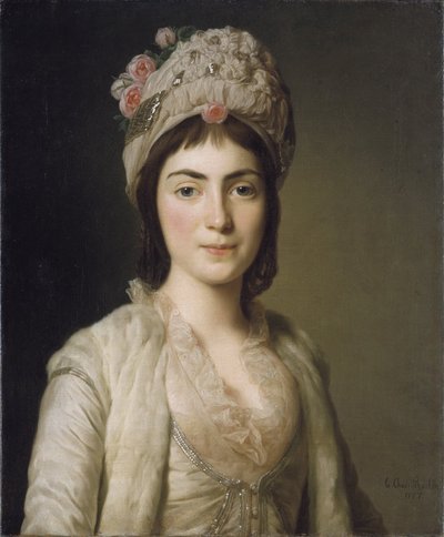 Zoie Ghika (zm. ok. 1830 r.), księżniczka Mołdawii i Wołoszczyzny autorstwa Alexander Roslin