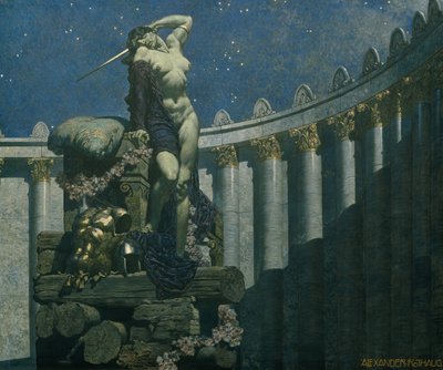 Dydo na stosie autorstwa Alexander Rothaug