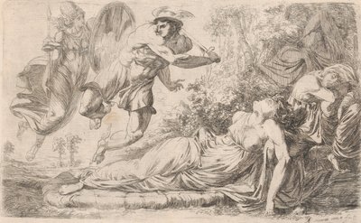 Perseusz i śpiąca meduza, 1774. autorstwa Alexander Runciman
