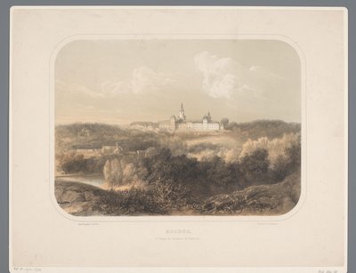Abdij Rolduc Rolduc, 1. sekcja seminarium w Limburgu (tytuł na obiekcie) Rolduc i okolice (tytuł serii) autorstwa Alexander Schaepkens
