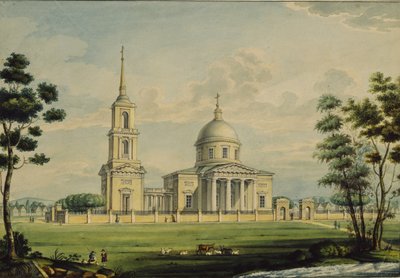 Majątek Achtyrka, 1827 autorstwa Alexander Sergeyevich Kutepov