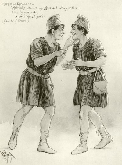 Dromio z Efezu (wklęsłodruk) autorstwa Alexander Stuart Boyd