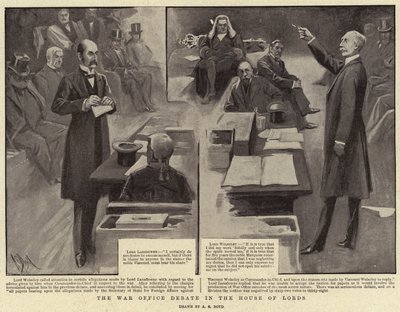 Debata Biura Wojny w Izbie Lordów autorstwa Alexander Stuart Boyd