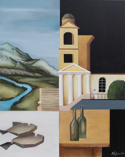 Surrealistyczna kompozycja podzielona autorstwa Alexander Trifonov