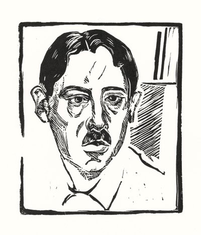 Autoportret, 1919 autorstwa Alexander Vasilyevich Shevchenko