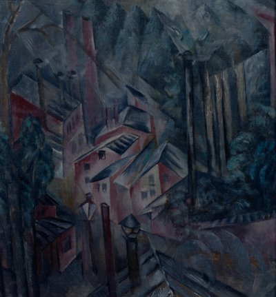 Miasto, 1919 autorstwa Alexander Vasilyevich Shevchenko