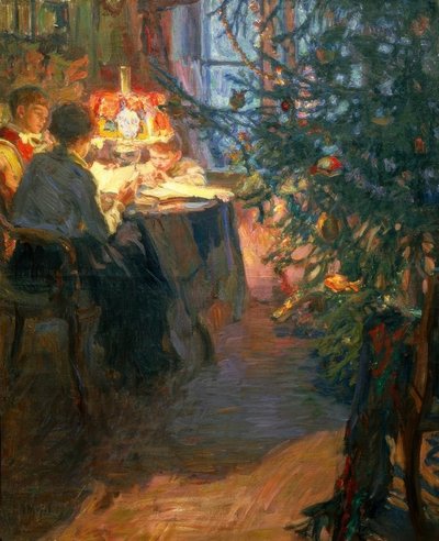 Choinka w rodzinie autorstwa Alexander Viktorowitsch Morawow