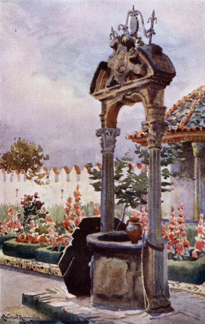 W ogrodzie Andaluzji (kolor lito) autorstwa Alexander Wallace Rimington
