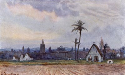 Poza Walencją (kolor lito) autorstwa Alexander Wallace Rimington