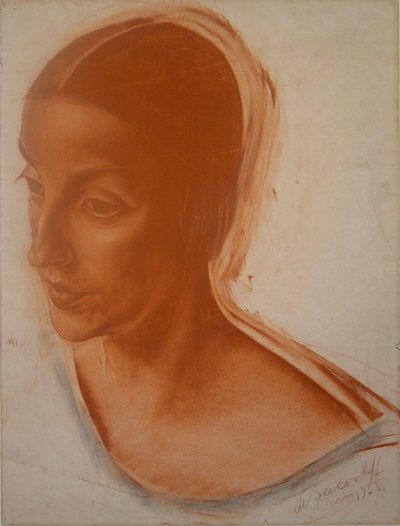 Balerina Aleksandra Bałaszowa 1887-1979, 1923 autorstwa Alexander Yevgenyevich Yakovlev