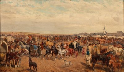 Bensa - targ koński autorstwa Alexander von Bensa