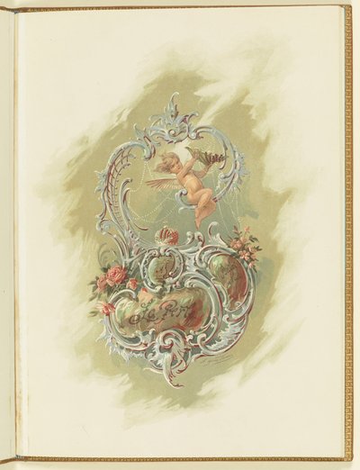 Program do baletu La Perle Mariusa Petipy i Riccardo Drigo, 1896. autorstwa Alexander von Hohen