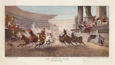Wyścig rydwanów autorstwa Alexander von Wagner