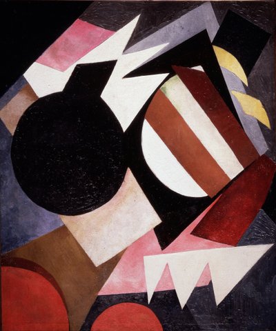 Konstruktywistyczna martwa natura, 1917 autorstwa Alexandra Alexandrowna Exter