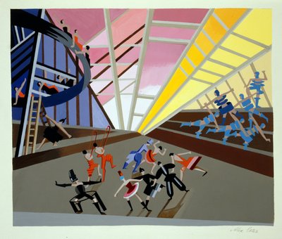 Scenografia do baletu, ilustracja z 