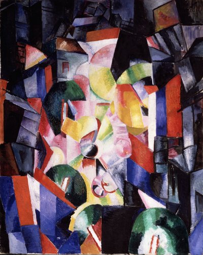 Miasto nocą, 1915 autorstwa Alexandra Alexandrowna Exter