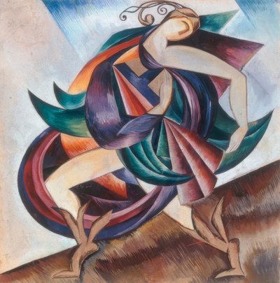 Figurka z przedstawienia Moskwa, Teatr Kameralny, 17 maja 1921 r. autorstwa Alexandra Alexandrowna Exter